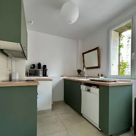 La Triolette, Maison Chaleureuse, Independante Et Refaite A Neuf Dans Le Vieux Coutainville, Tourisme Ou Teletravail * Агон-Кутенвиль