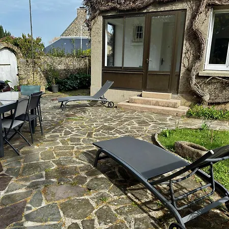 펜션 La Triolette, Maison Chaleureuse, Independante Et Refaite A Neuf Dans Le Vieux Coutainville, Tourisme Ou Teletravail